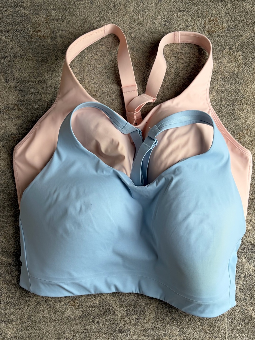 Athleta Advanced Sports Bra 38DD Adjustable Racerback High Inpact Lot of 2